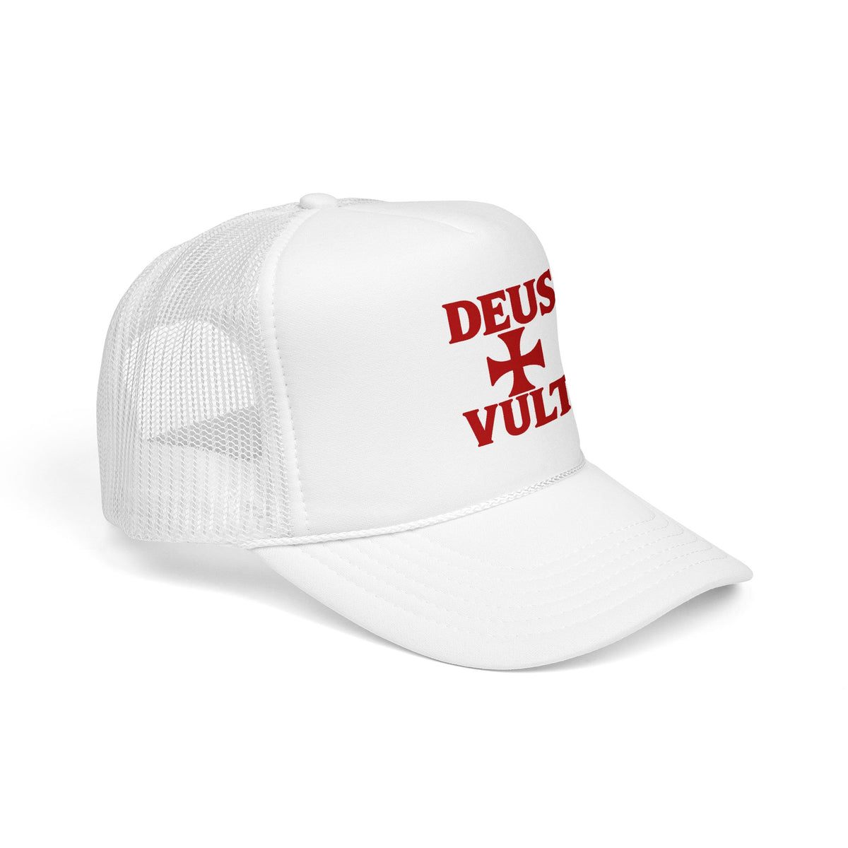 Deus Vult Cross Trucker Hat