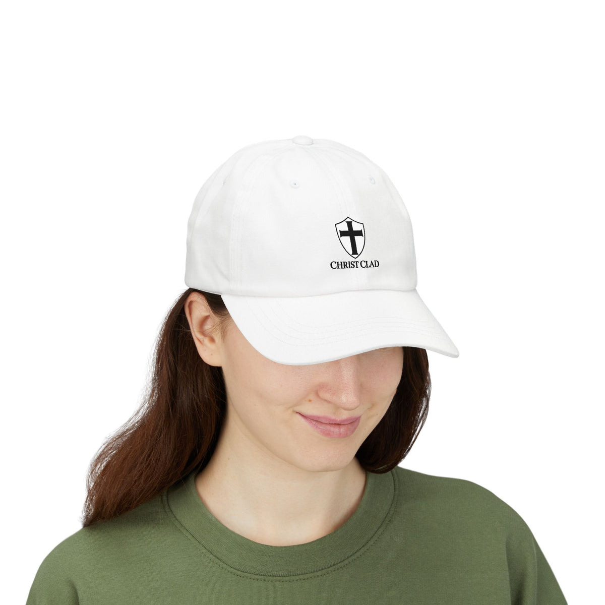 Christ Clad Christian Cross Dad Cap