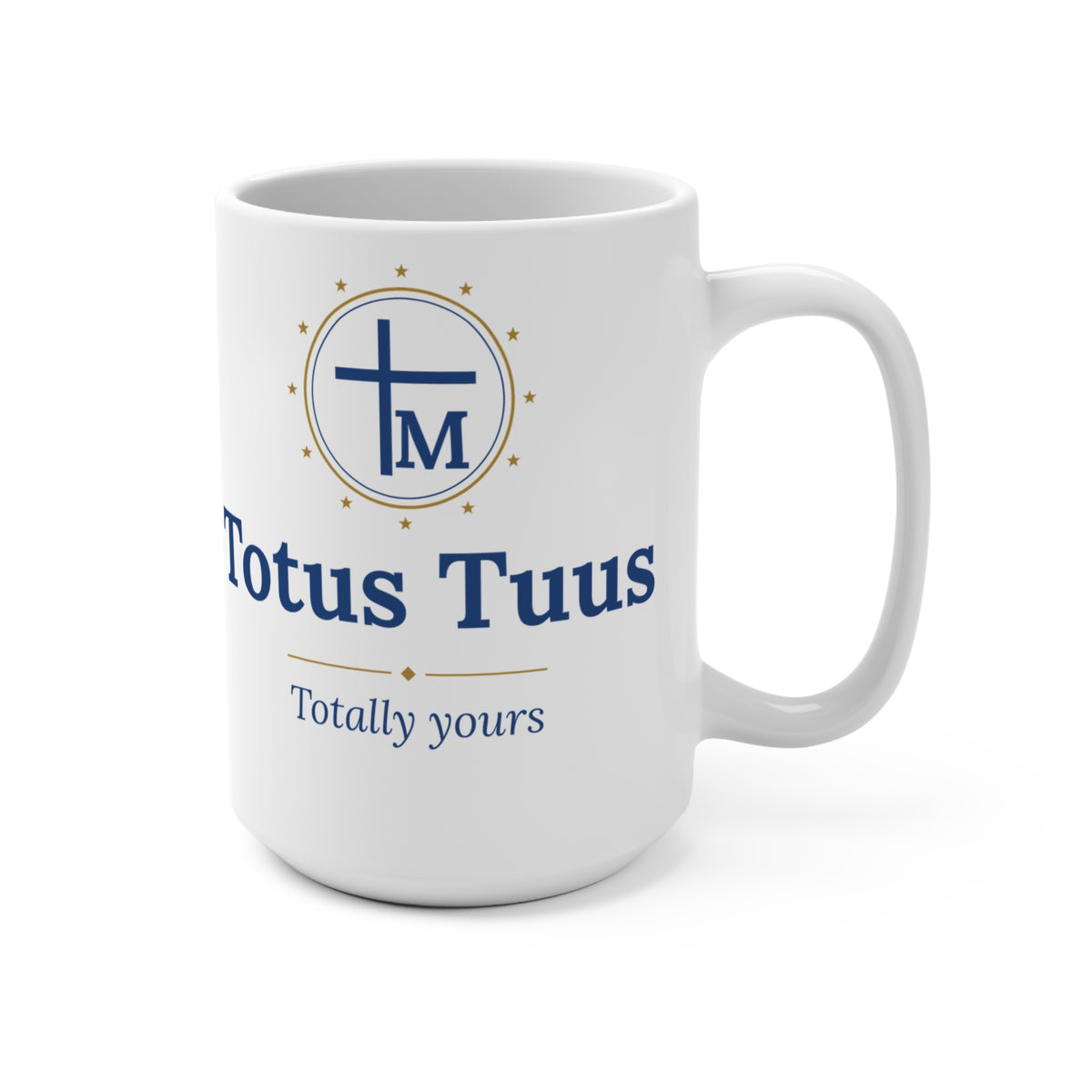 Totus Tuus mug, alternate view
