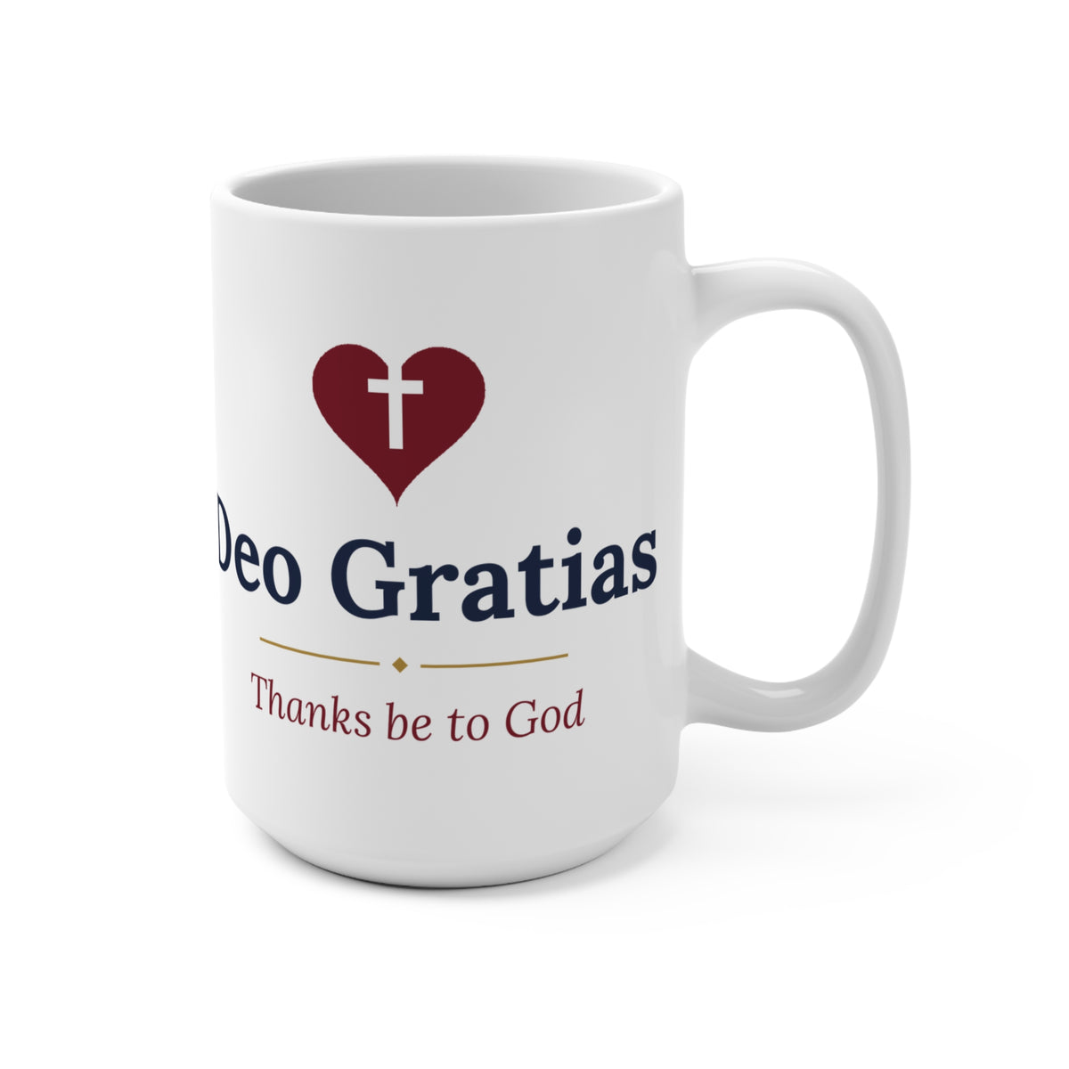 Te Doy Gracias faith mug, alternate view