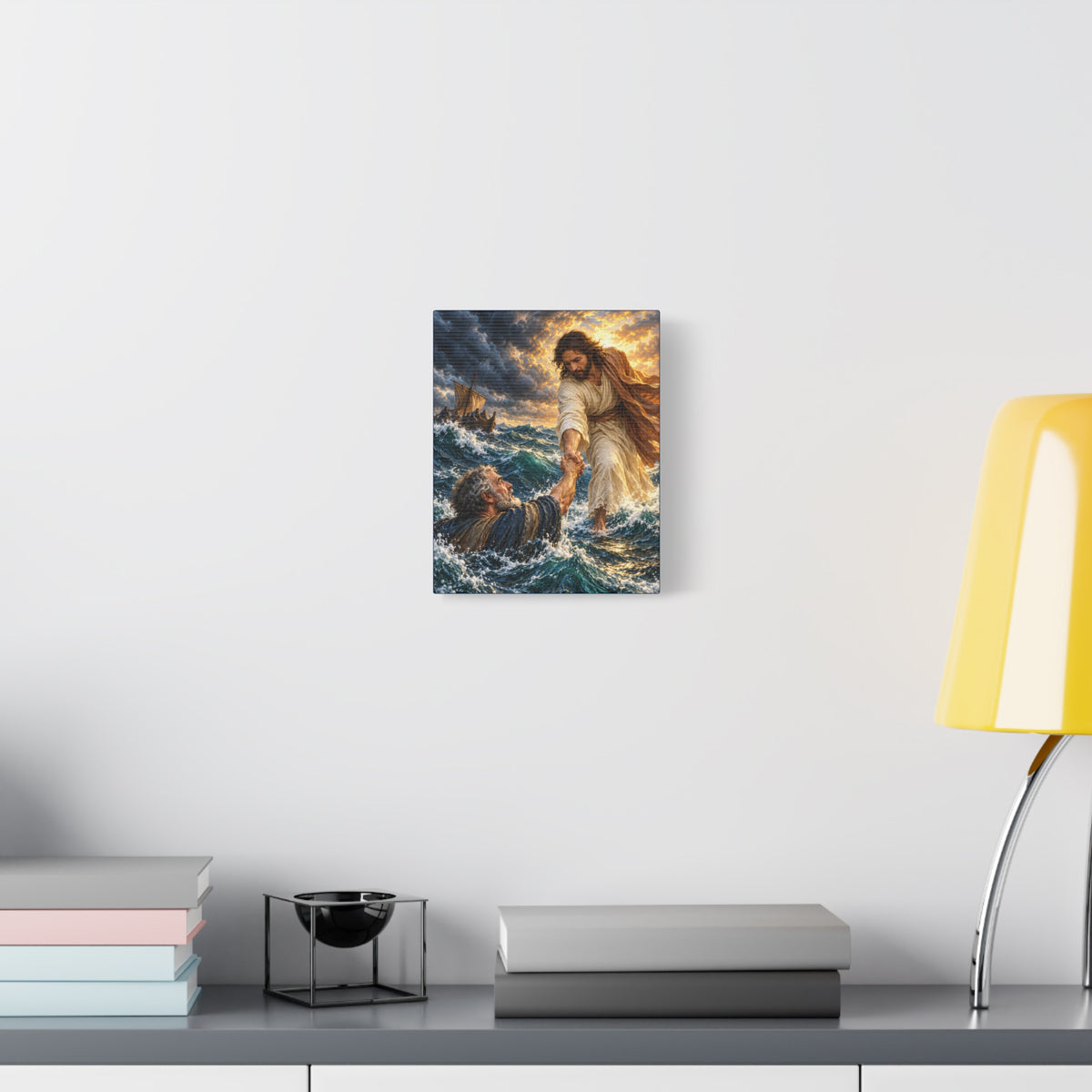 Keep Your Eyes on Christ - Matte Canvas Stretched