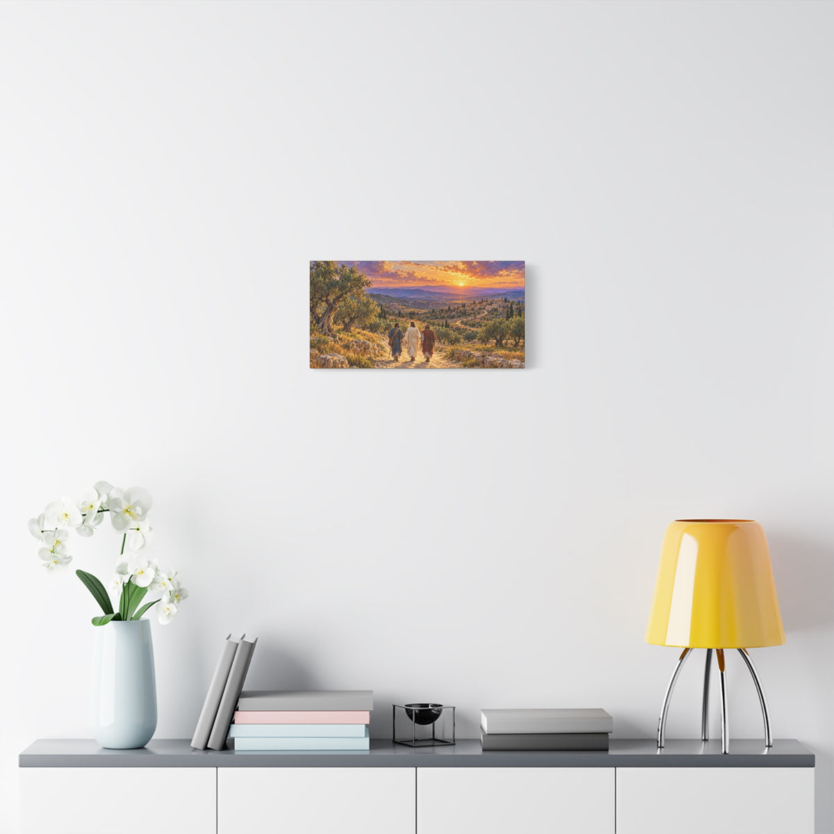 Road to Emmaus - Landscape Canvas Wall Art