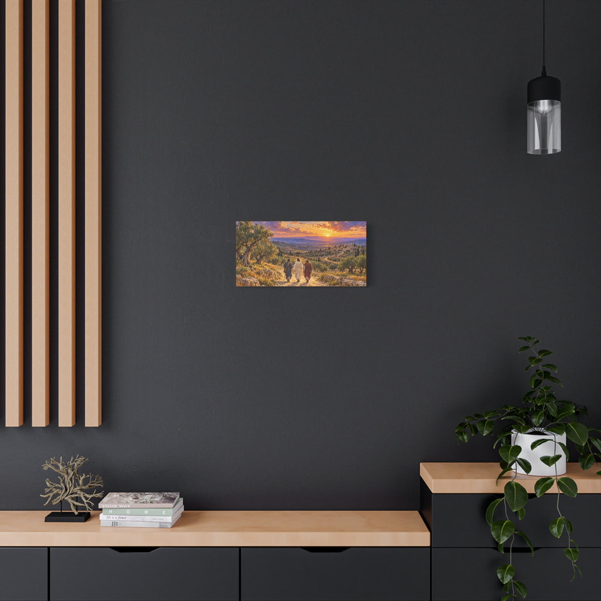 Road to Emmaus - Landscape Canvas Wall Art