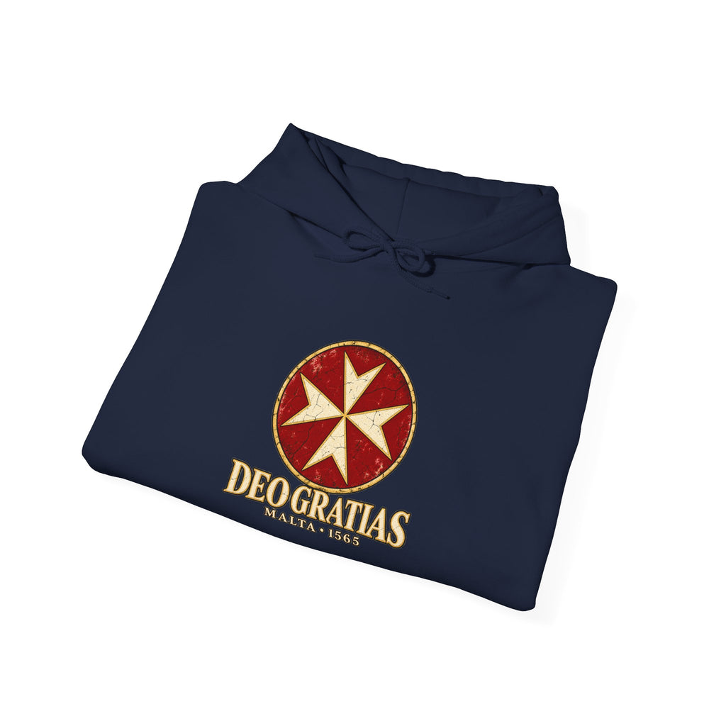 Malta 1565 Hoodie — Deo Gratias Maltese Cross