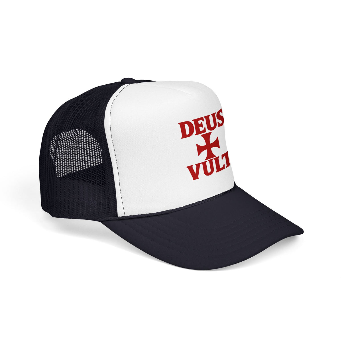 Deus Vult Cross Trucker Hat