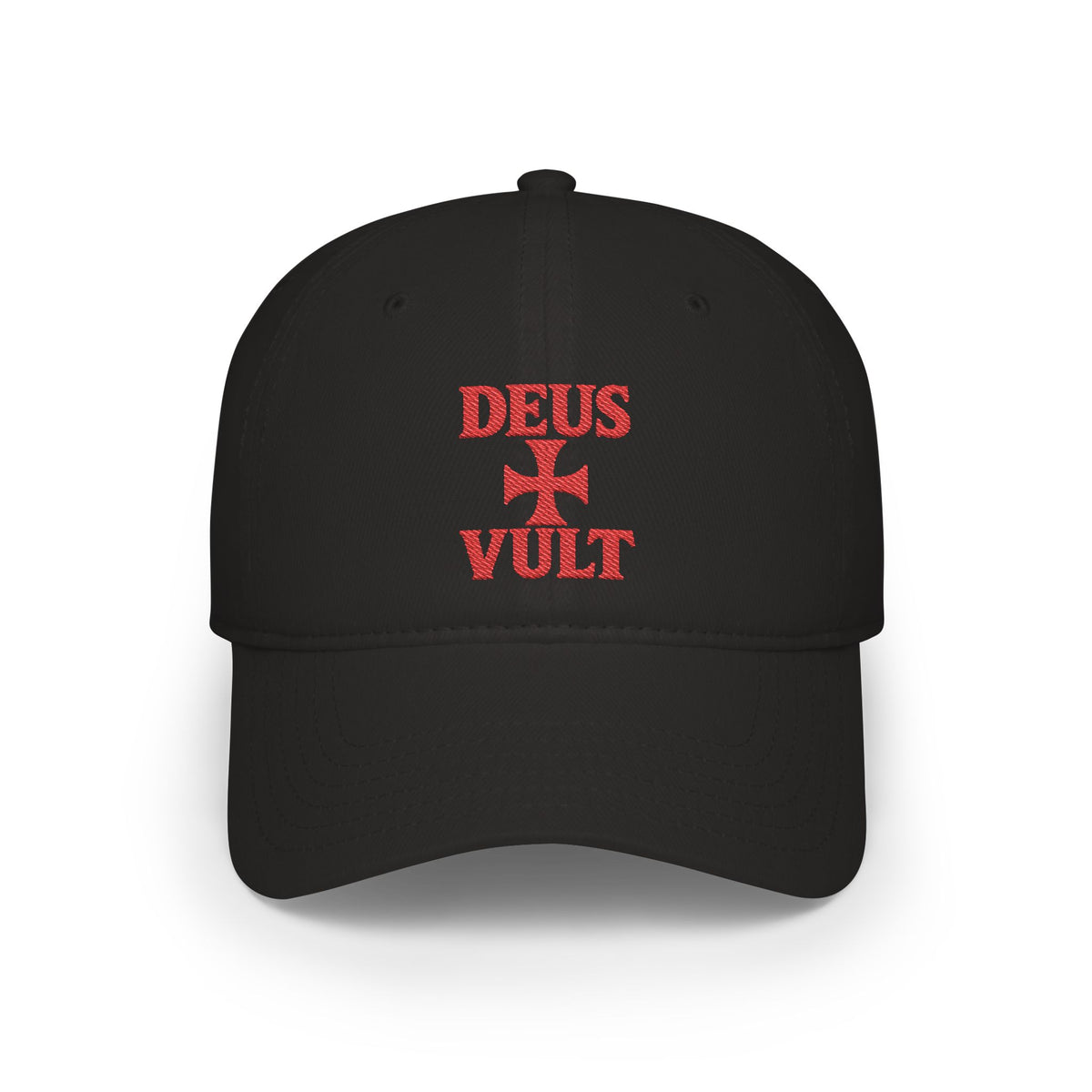 Deus Vult Cross Embroidered Baseball Cap