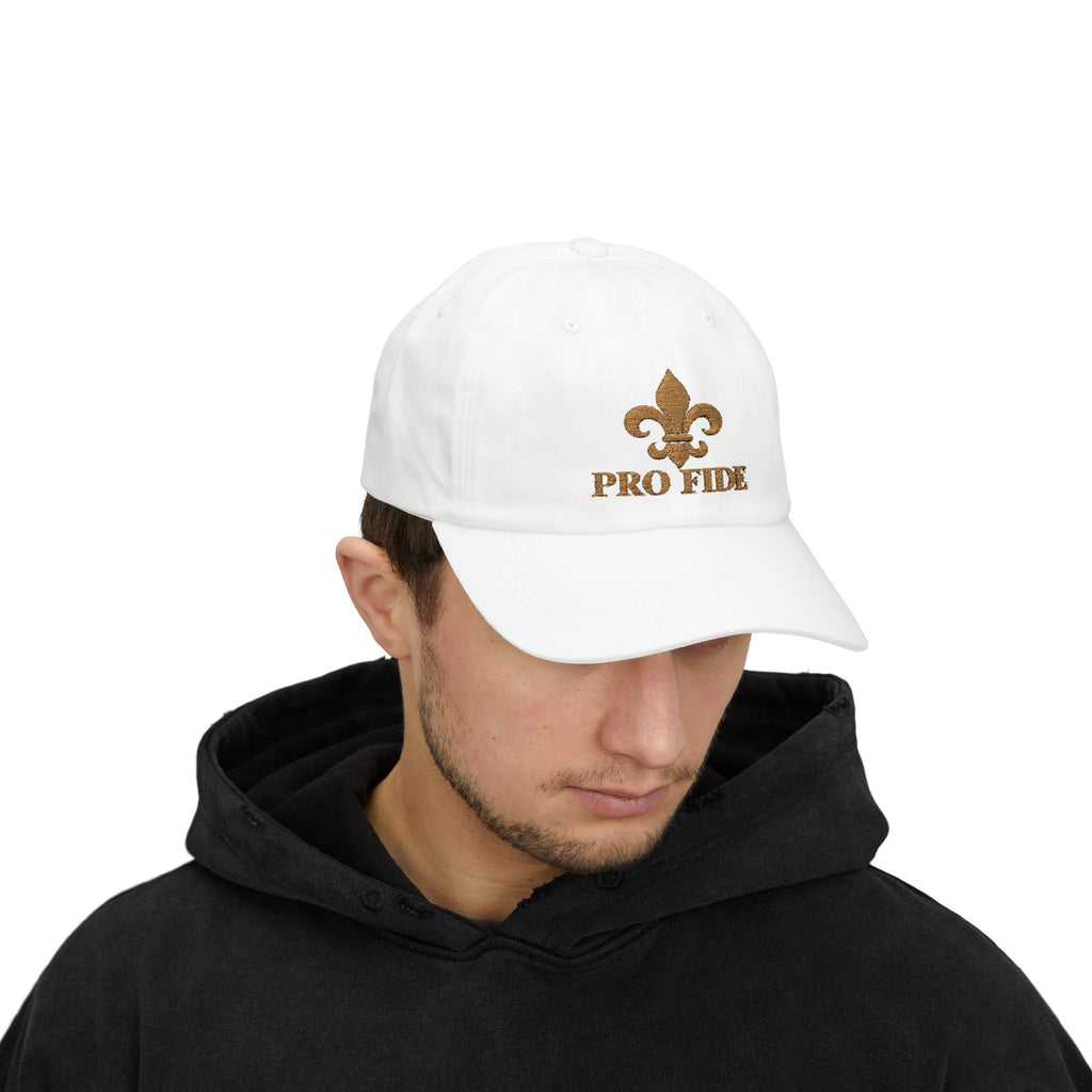 Pro Fide Fleur-de-Lis Dad Cap