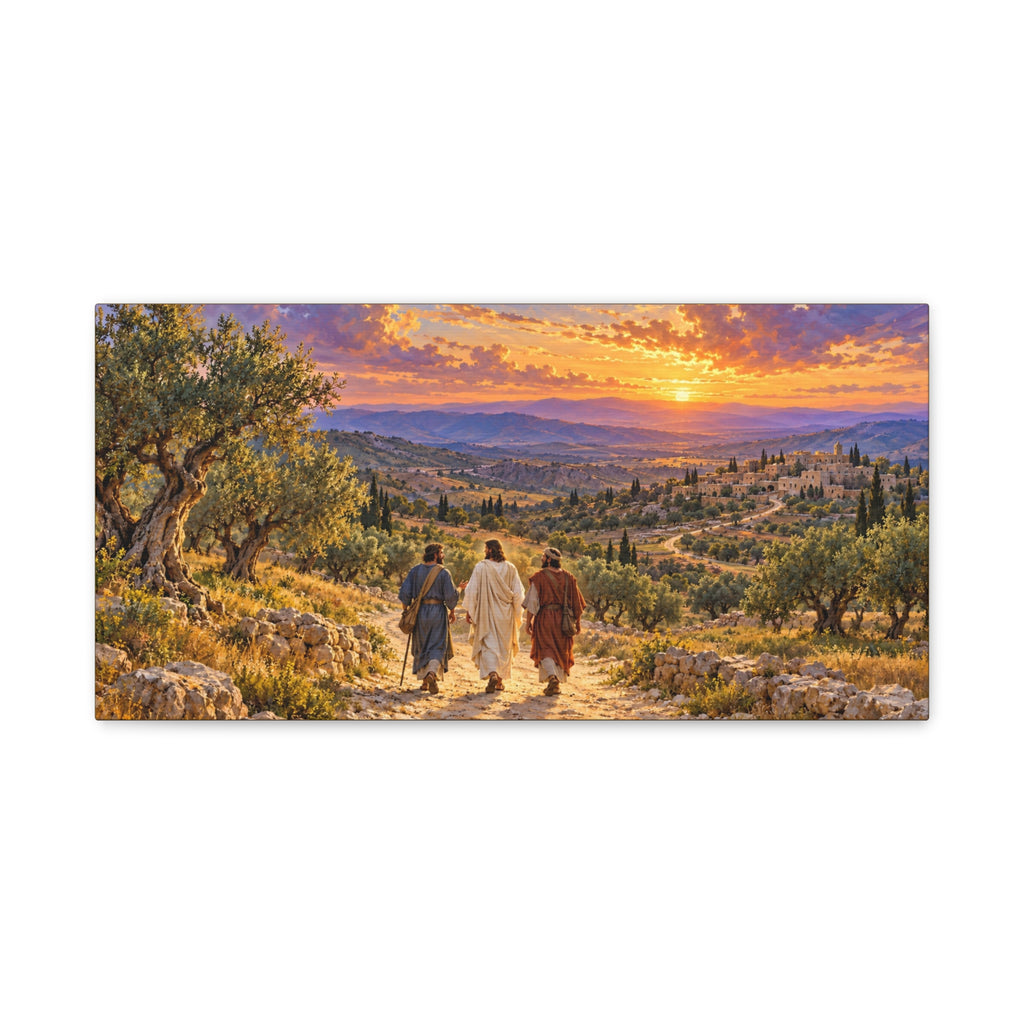 Road to Emmaus - Landscape Canvas Wall Art