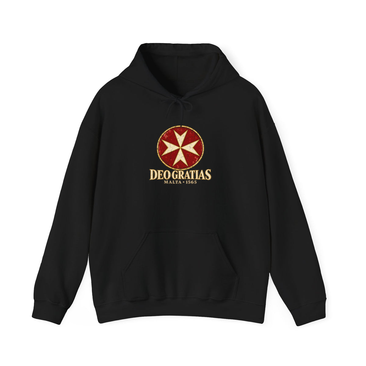 Malta 1565 Hoodie — Deo Gratias Maltese Cross