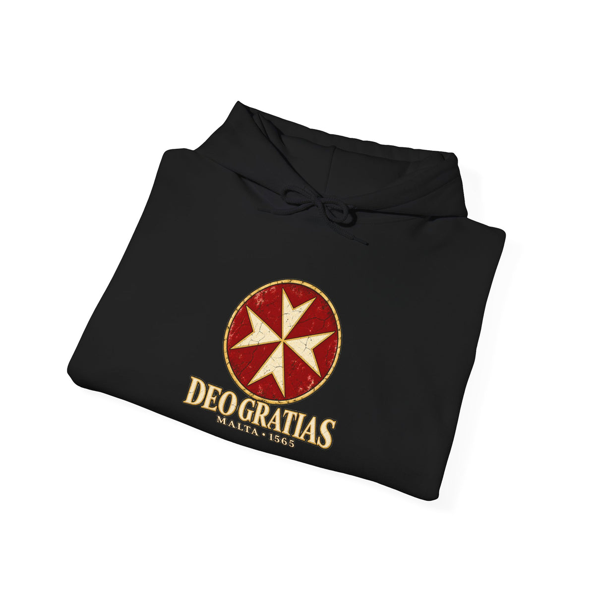 Malta 1565 Hoodie — Deo Gratias Maltese Cross