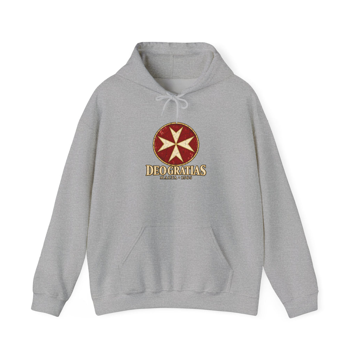 Malta 1565 Hoodie — Deo Gratias Maltese Cross
