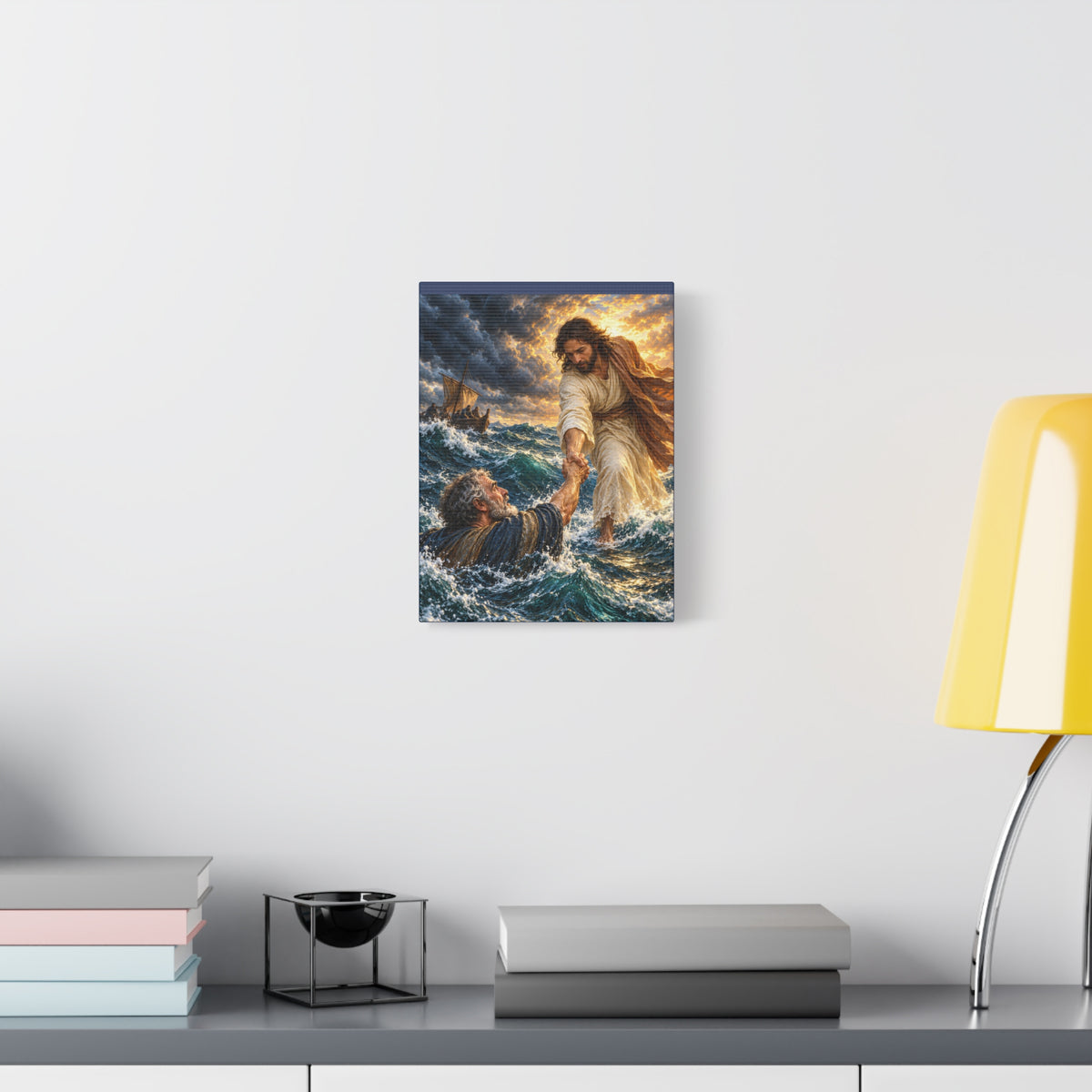 Keep Your Eyes on Christ - Matte Canvas Stretched