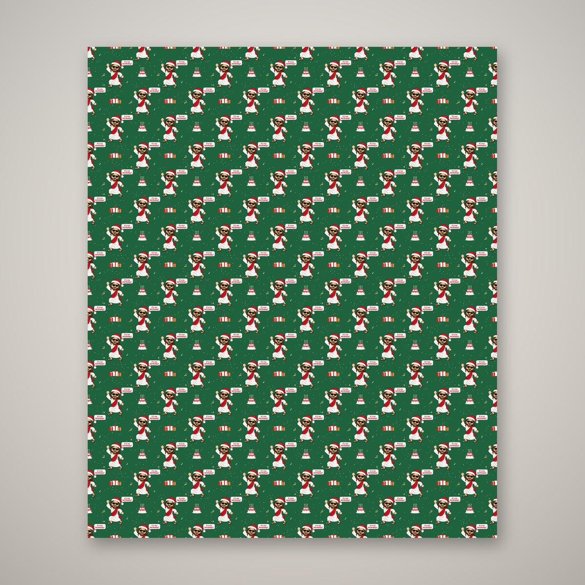 It's My Birthday funny Jesus Christmas wrapping paper, full 30 x 36 inch sheet