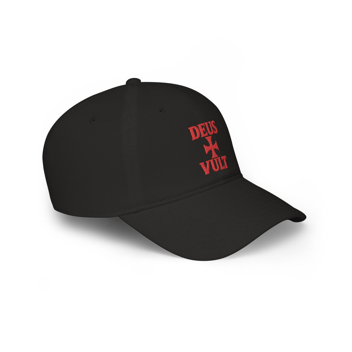 Deus Vult Cross Embroidered Baseball Cap