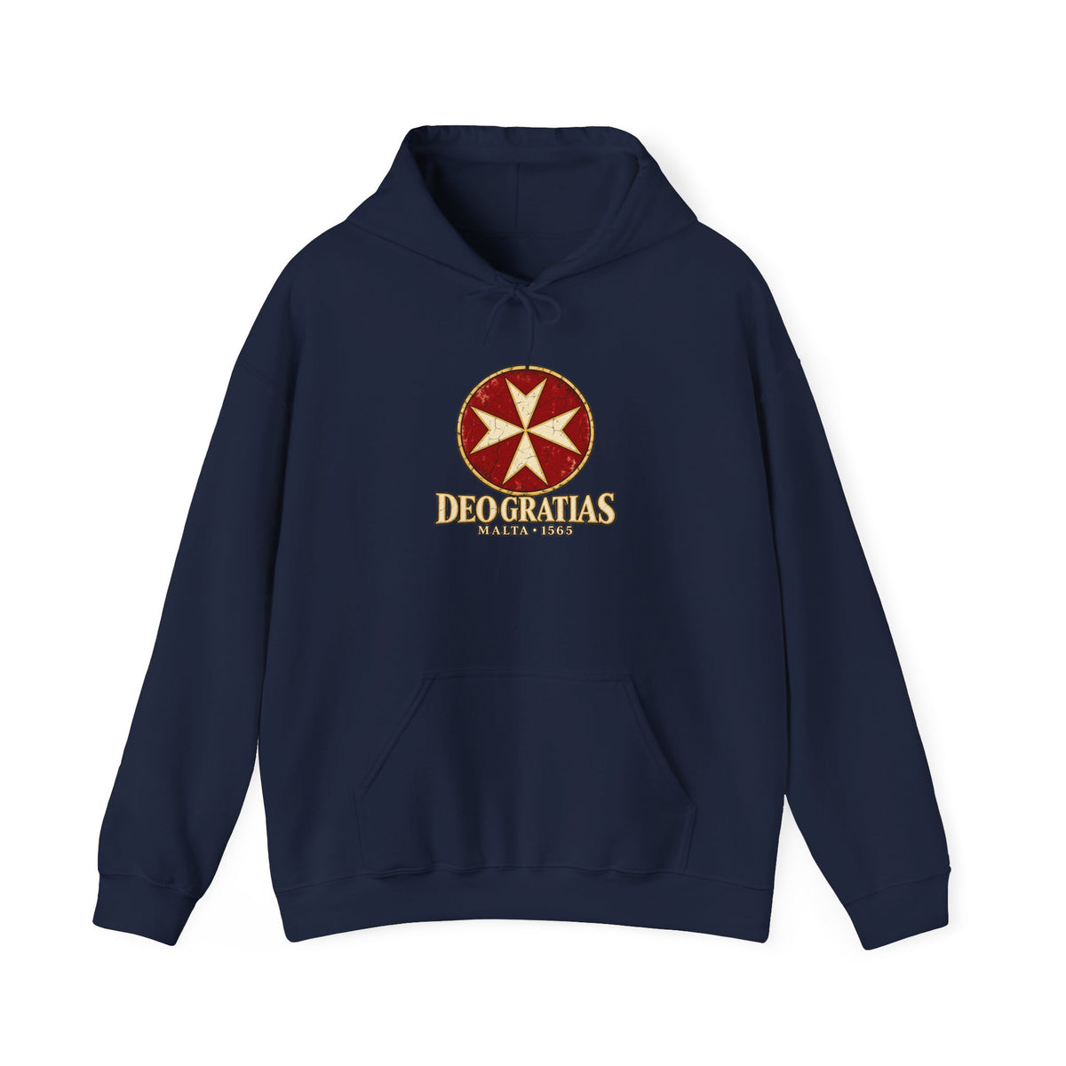 Malta 1565 Hoodie — Deo Gratias Maltese Cross
