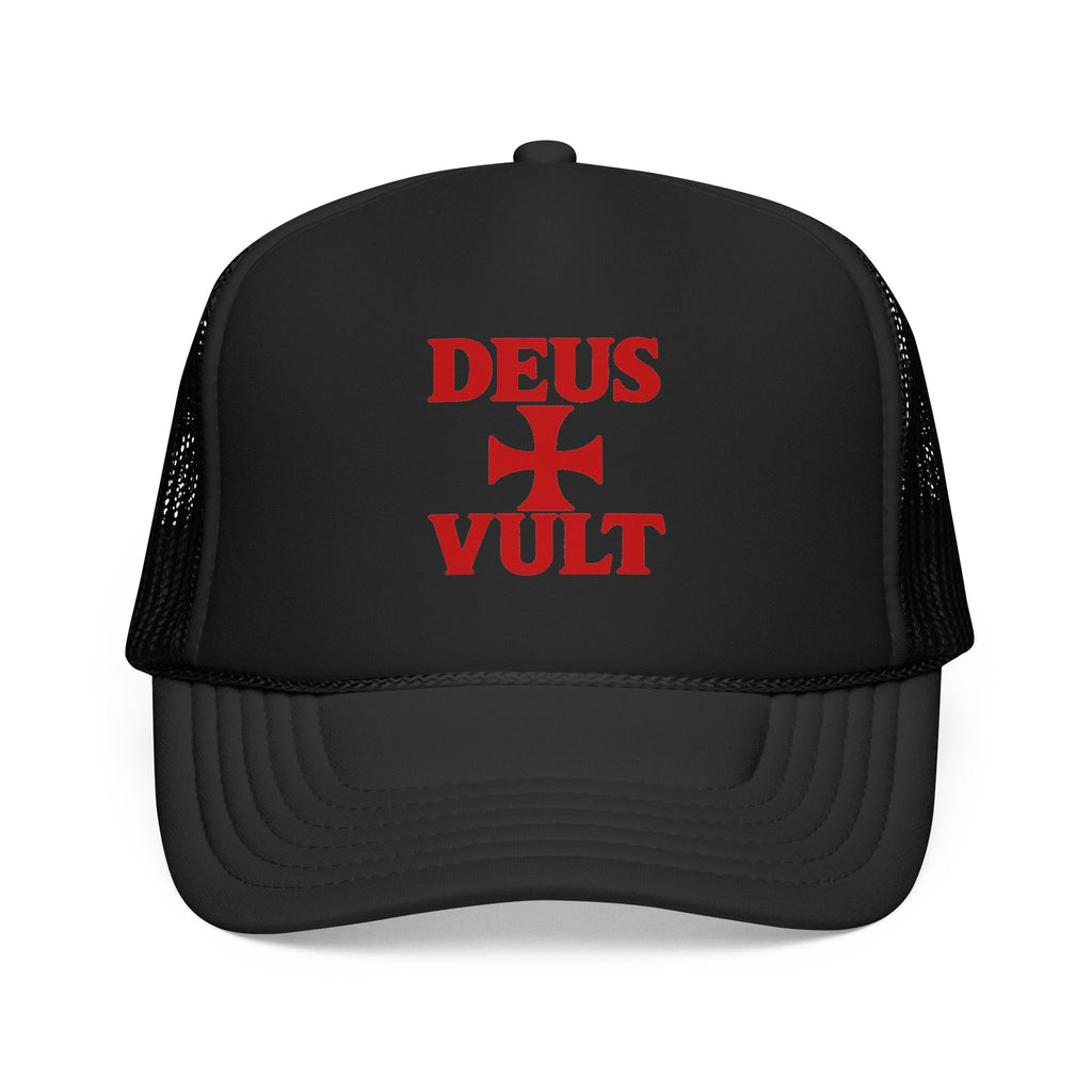 Deus Vult Cross Trucker Hat