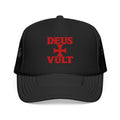 Deus Vult Cross Trucker Hat