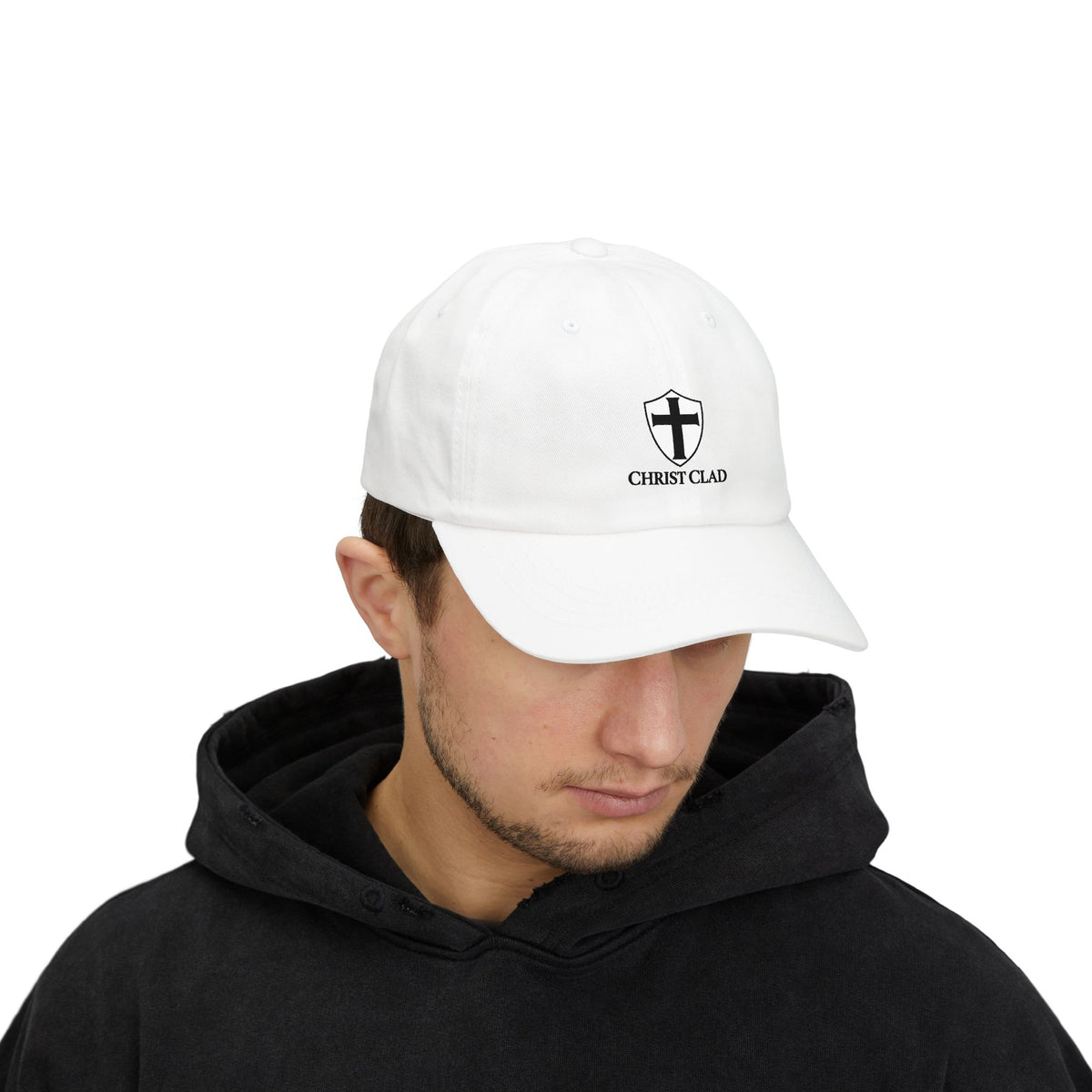 Christ Clad Christian Cross Dad Cap