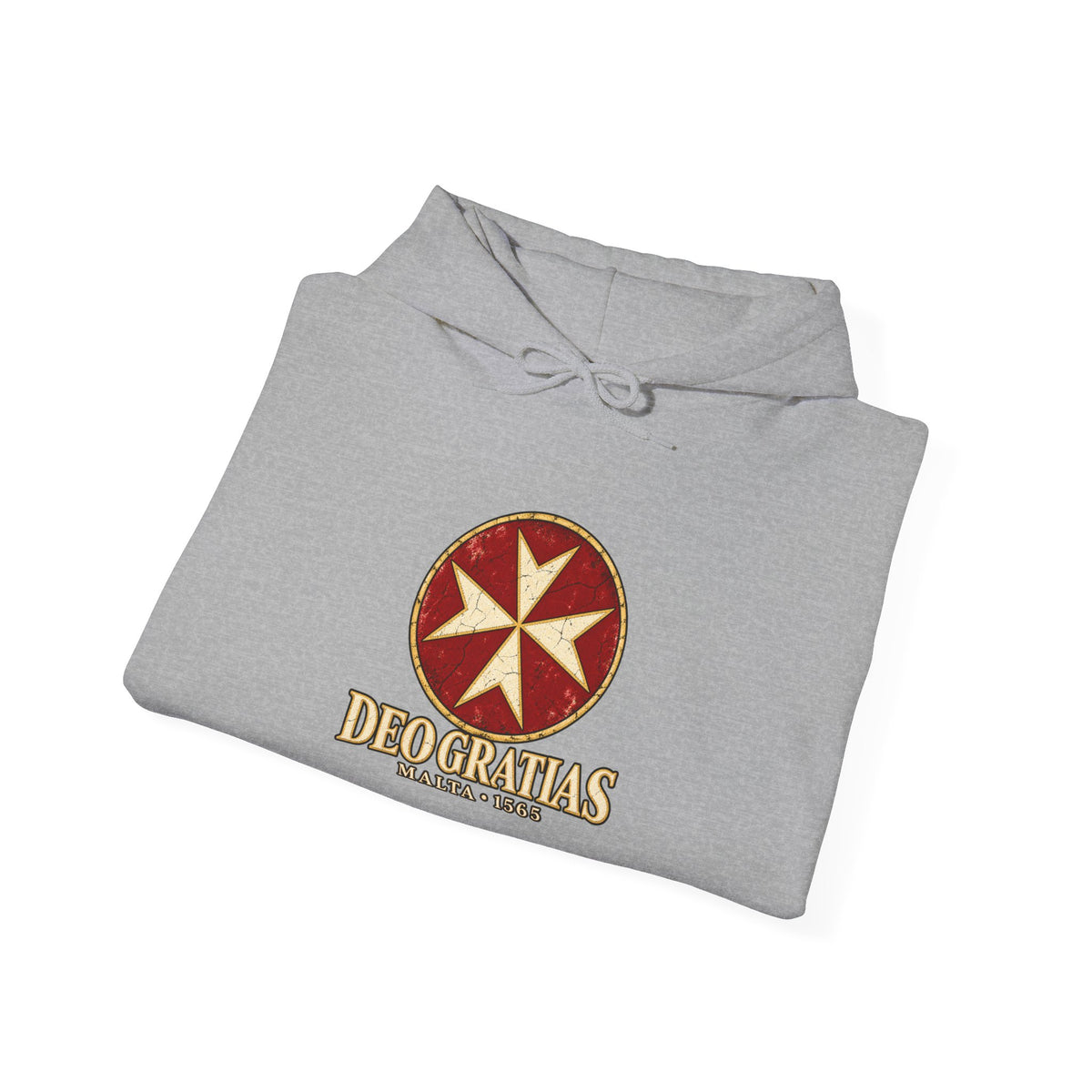 Malta 1565 Hoodie — Deo Gratias Maltese Cross
