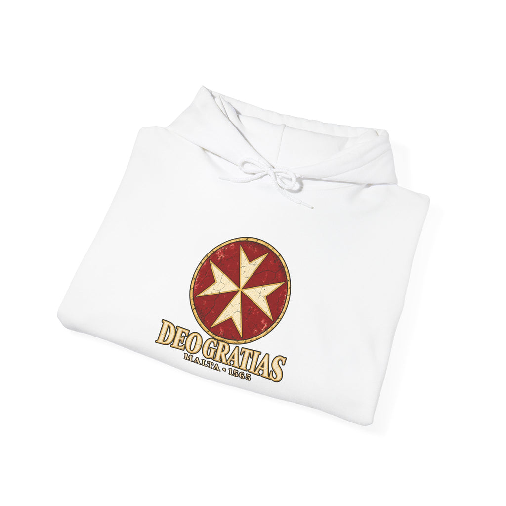 Malta 1565 Hoodie — Deo Gratias Maltese Cross