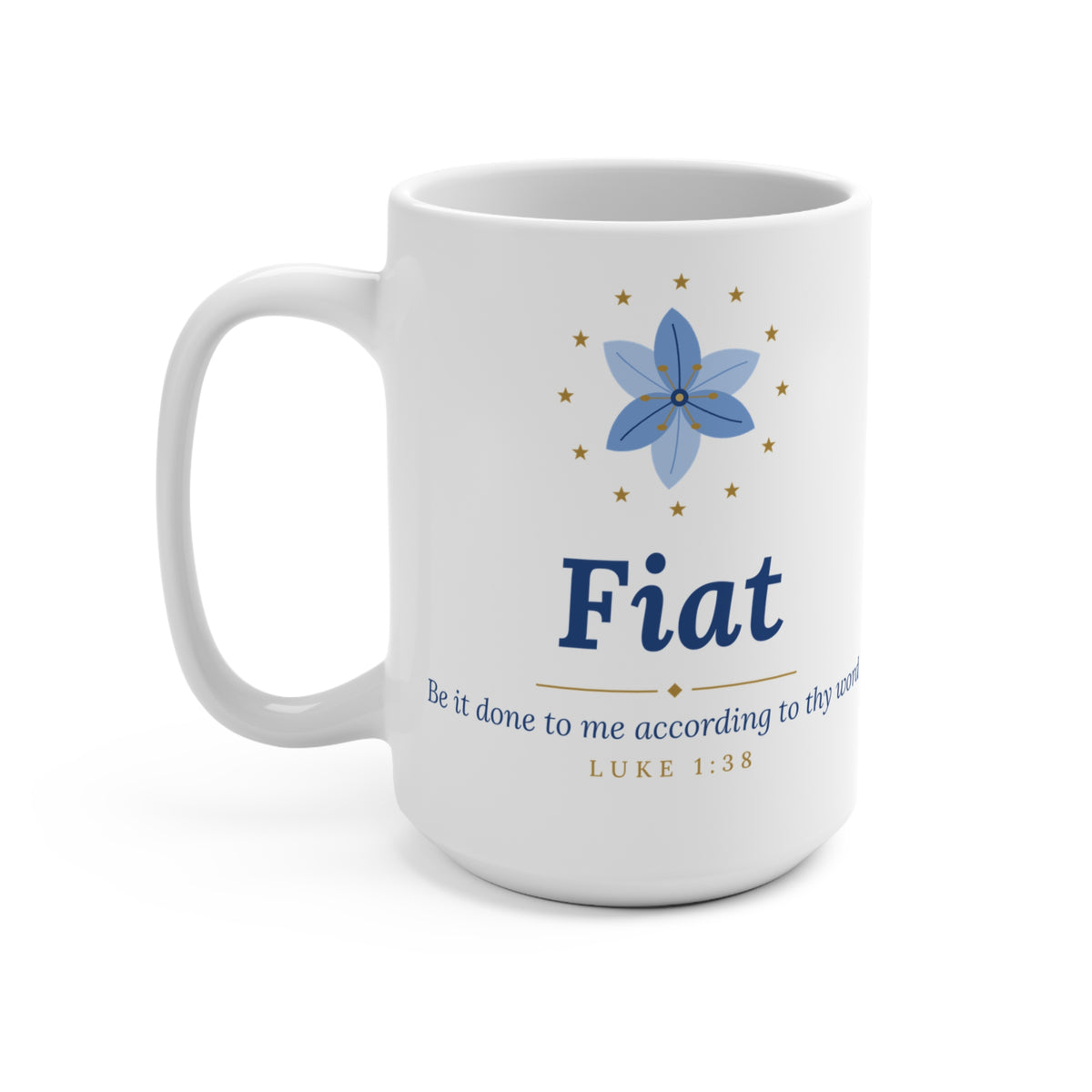 Fiat Marian mug, handle side