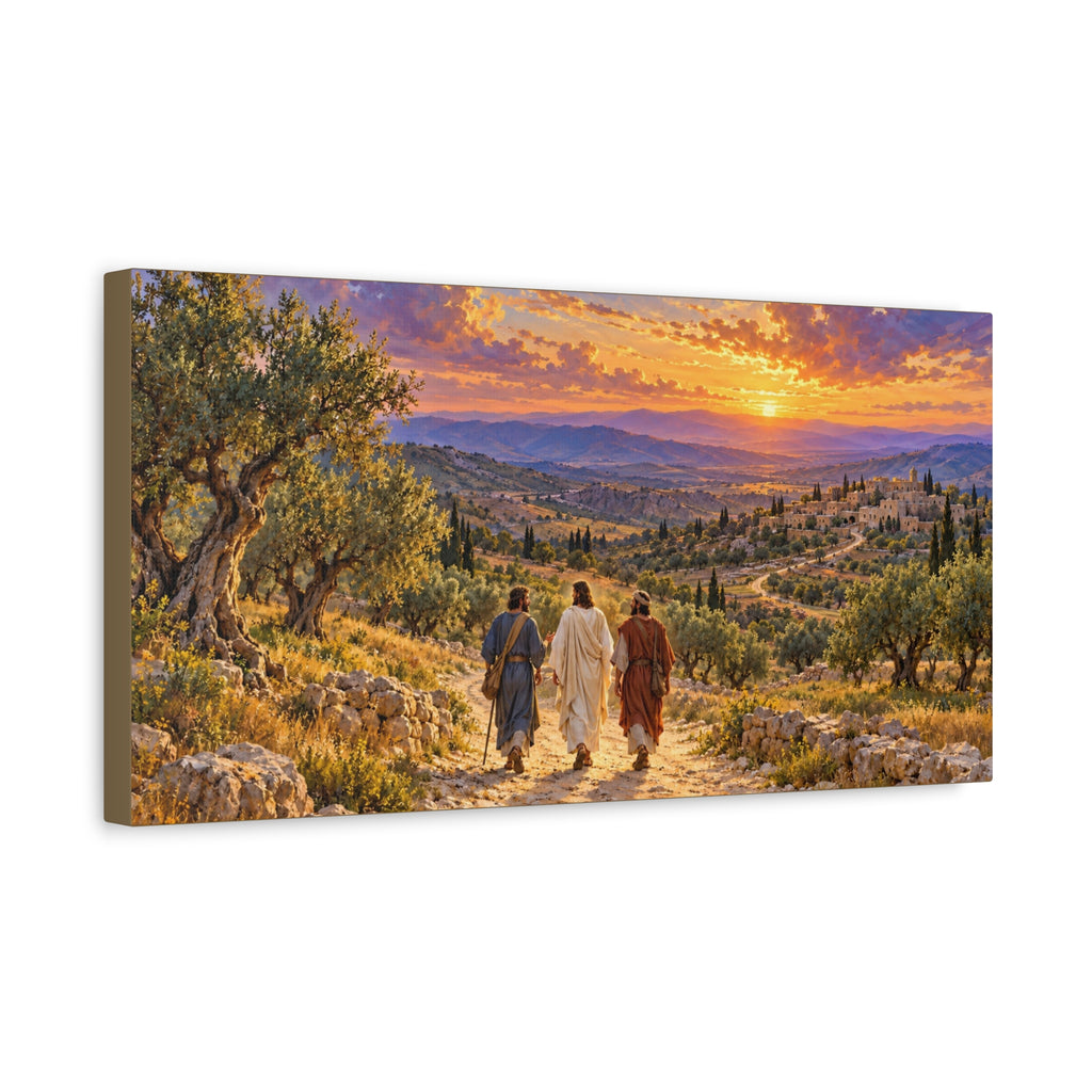 Road to Emmaus - Landscape Canvas Wall Art