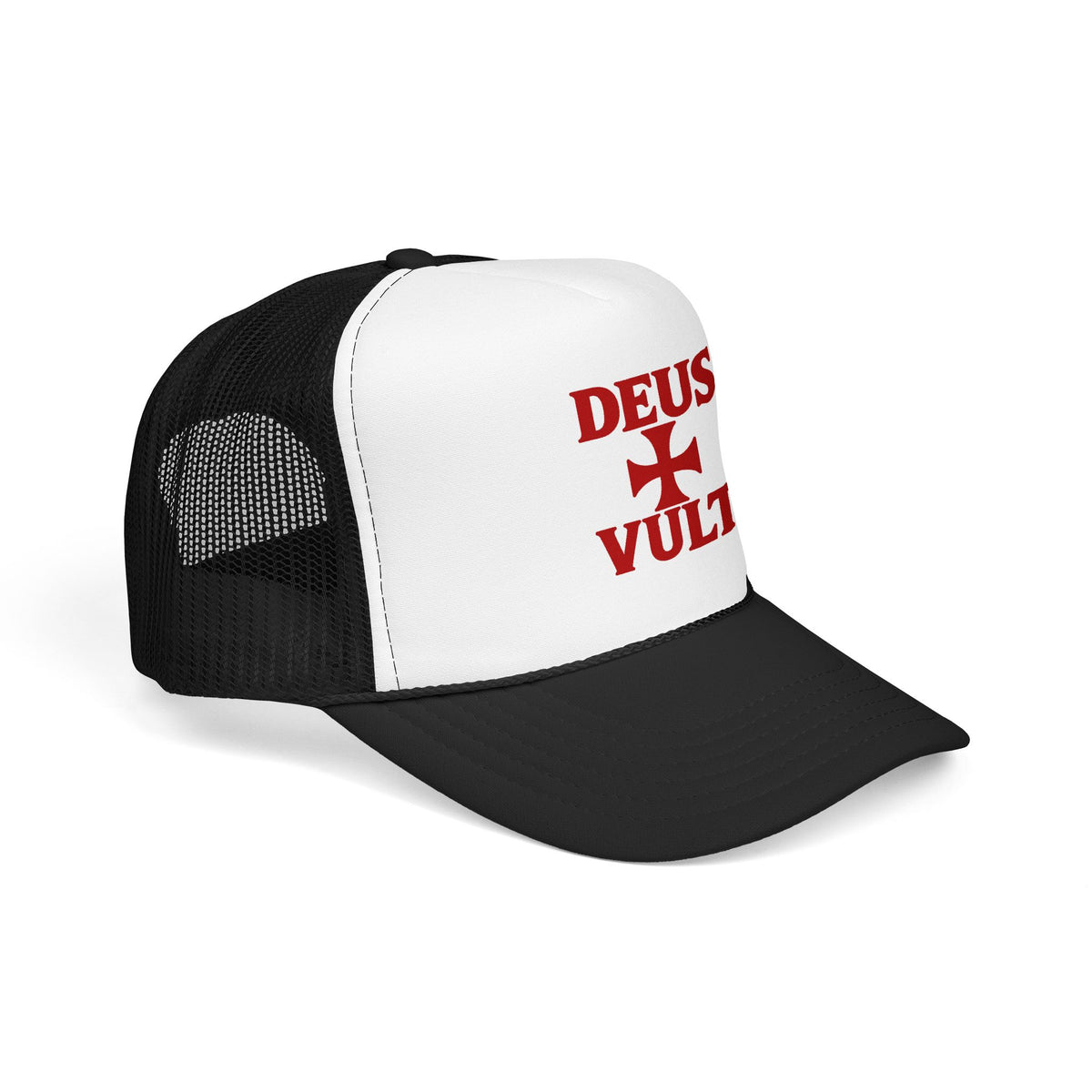 Deus Vult Cross Trucker Hat