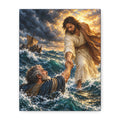 Keep Your Eyes on Christ - Matte Canvas Stretched