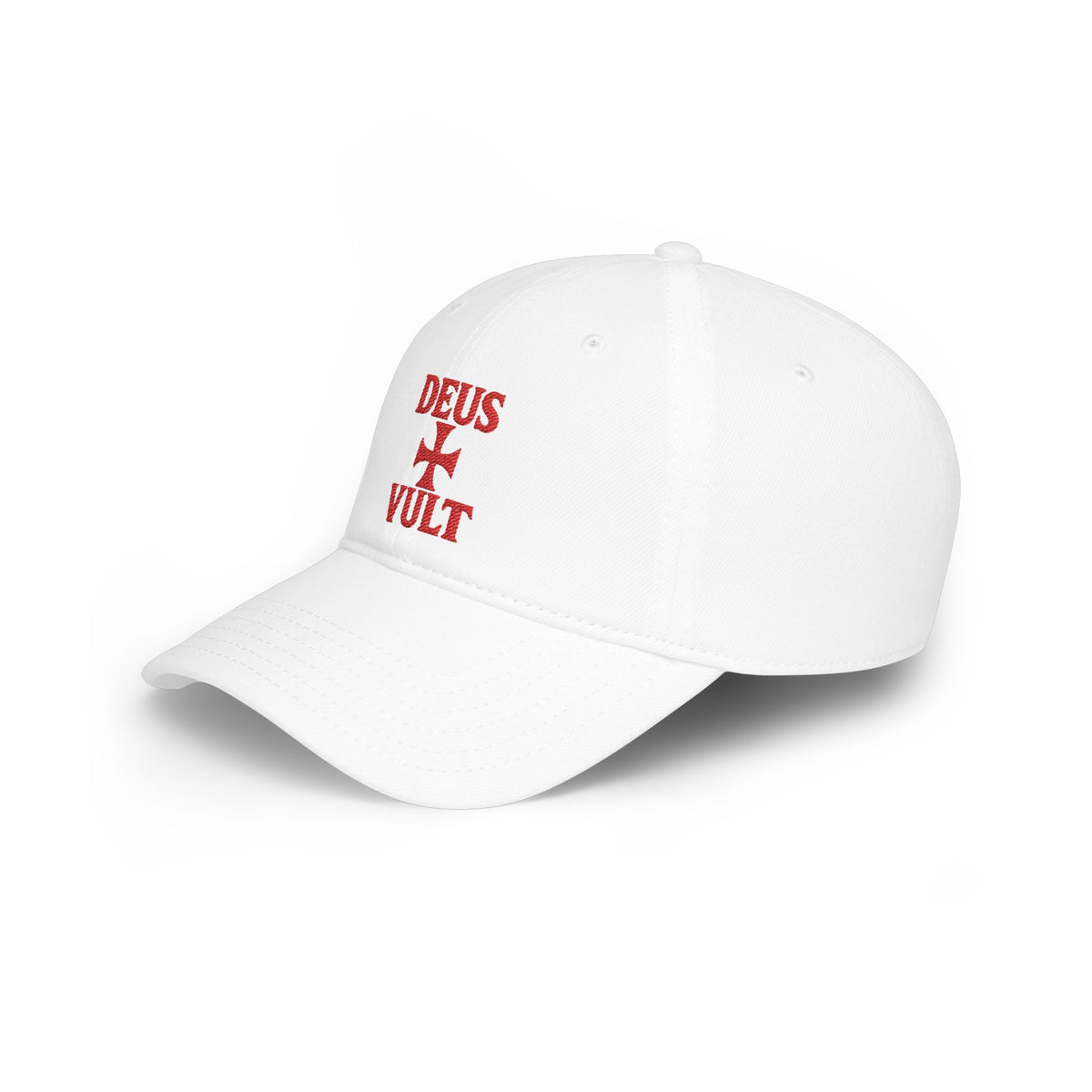 Deus Vult Cross Embroidered Baseball Cap