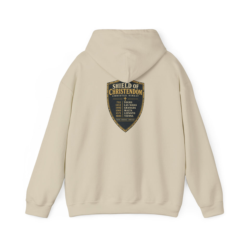 Granada 1492 Hoodie — Christus Vincit Crossed Keys Emblem