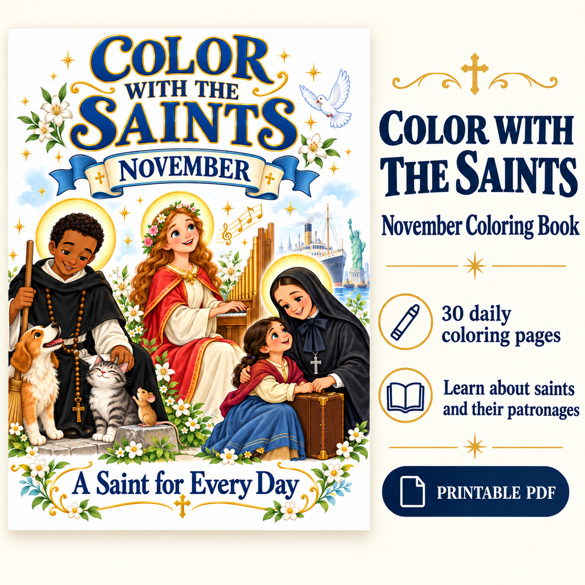 Color With The Saints: November