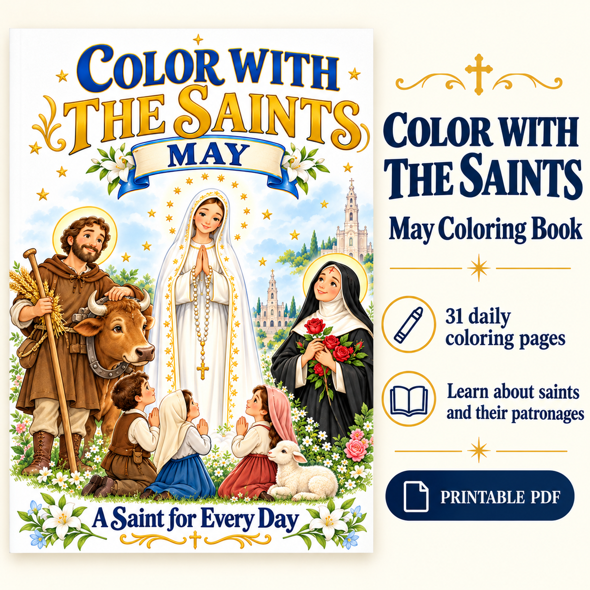 Color With The Saints: May