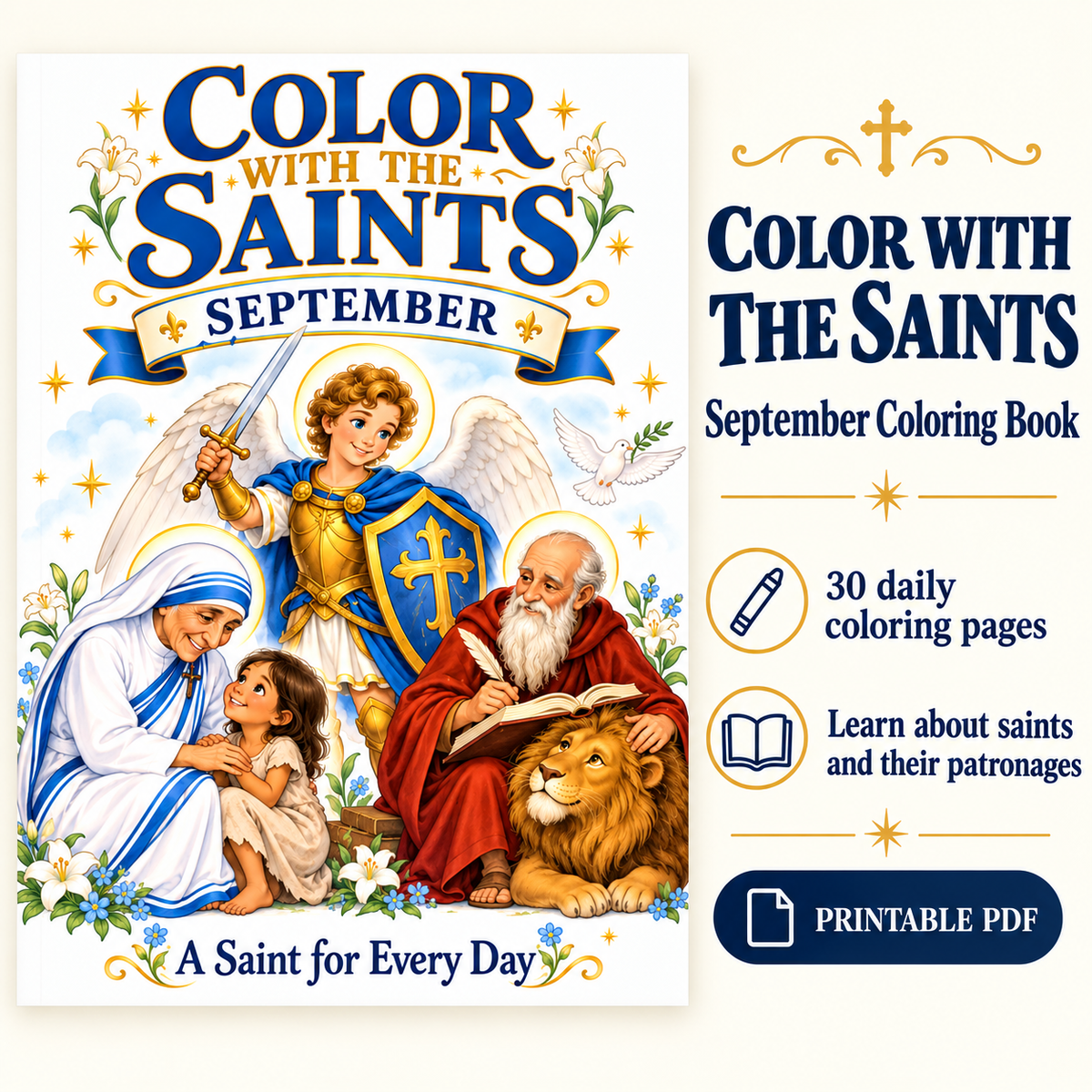 Color With The Saints: September